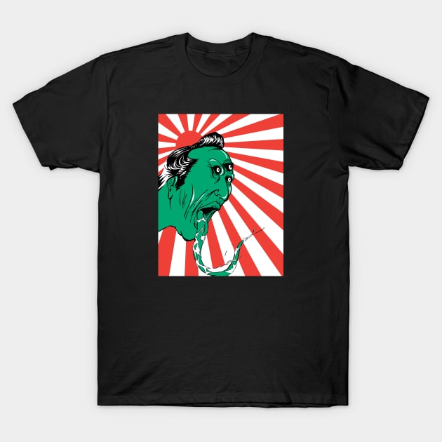 Green Yokai T-Shirt by aglomeradesign